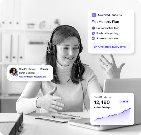 All course business tools in one dashboard